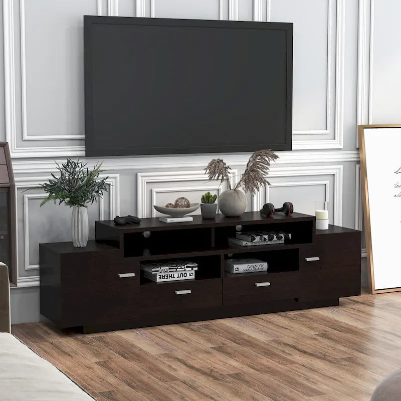 Peyson Contemporary 70-inch 2-Drawer Wood TV Stand