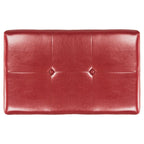 Liane Tufted Brown Bicast Leather Storage Bench - 30.1 x 18.1 x 17.7 - 30Wx18Dx18H