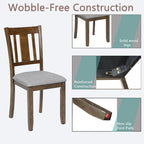 Dining Chairs with Padded Seat