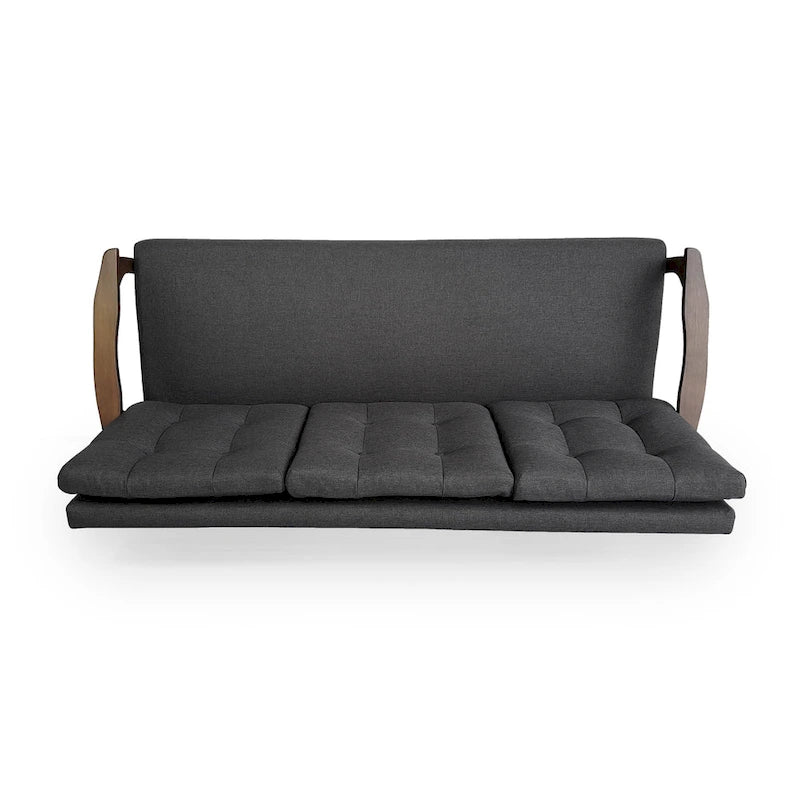 Aries Mid-century 2-piece Fabric Sofa Set