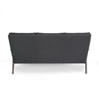 Aries Mid-century 2-piece Fabric Sofa Set