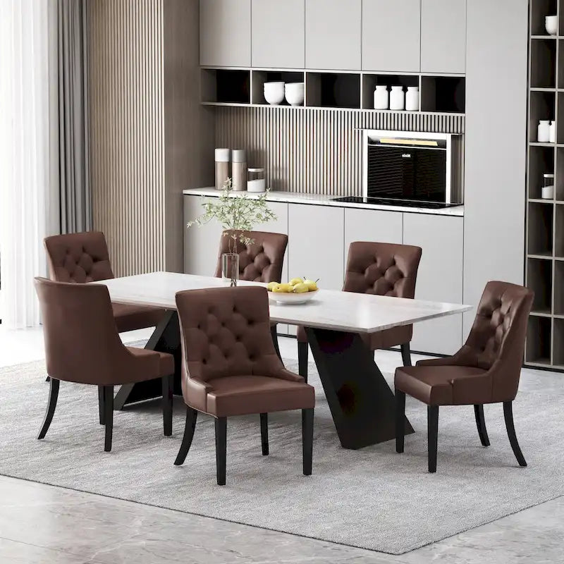 Cheney Tufted Dining Chairs (Set of 6)