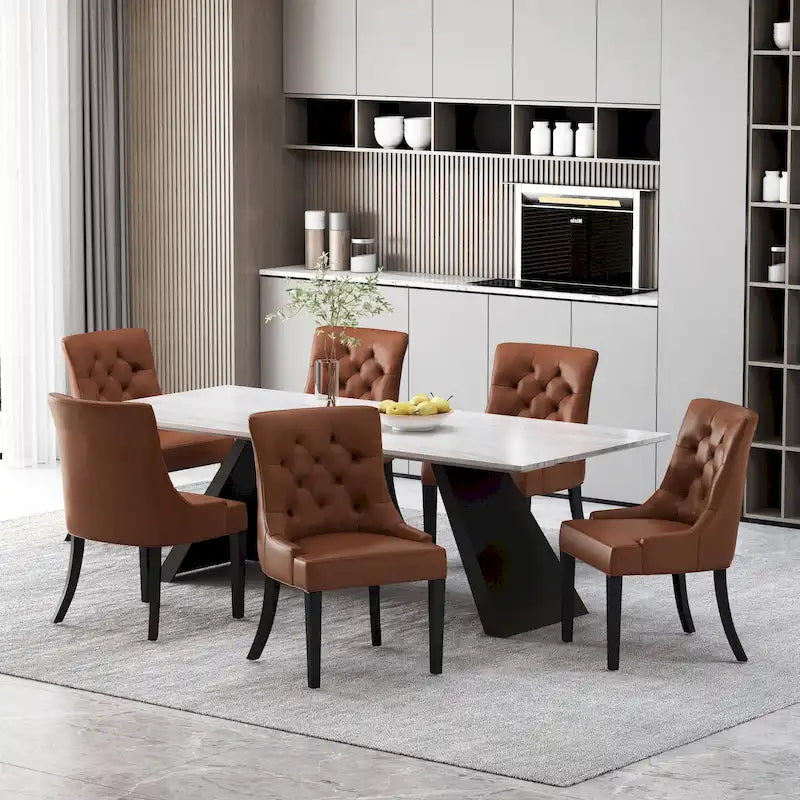Cheney Tufted Dining Chairs (Set of 6)