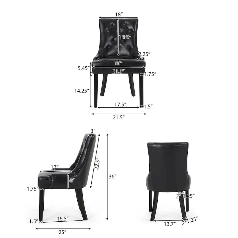Cheney Tufted Dining Chairs (Set of 6)
