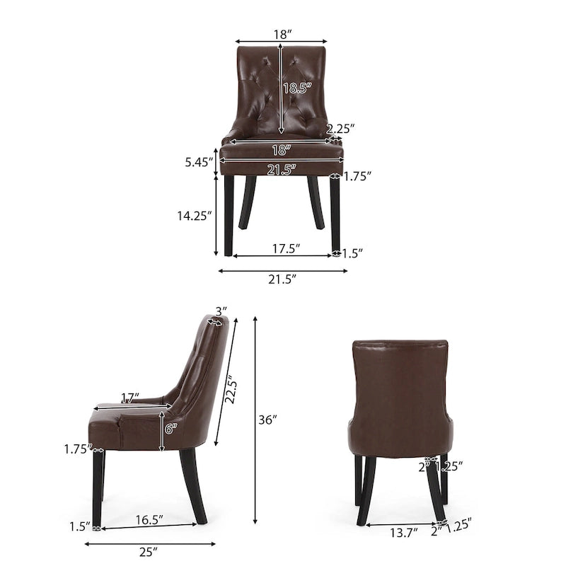 Cheney Tufted Dining Chairs (Set of 6)