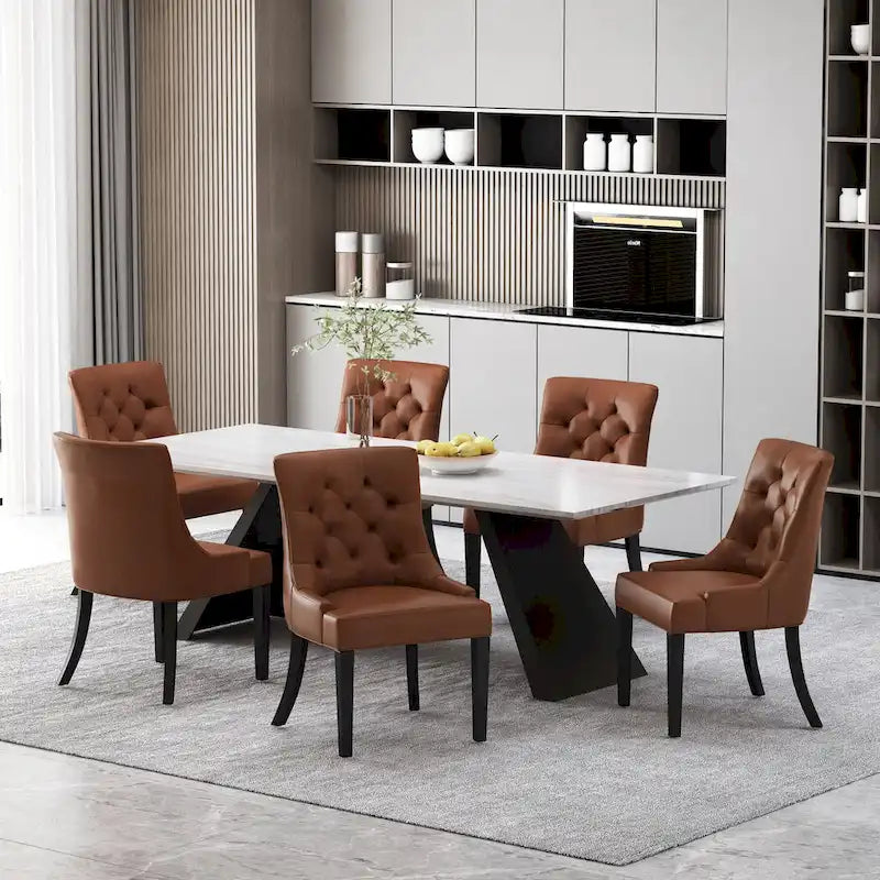 Cheney Tufted Dining Chairs (Set of 6)