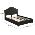 Cordeaux Queen-size Tufted Upholstered Bed