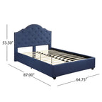 Cordeaux Queen-size Tufted Upholstered Bed