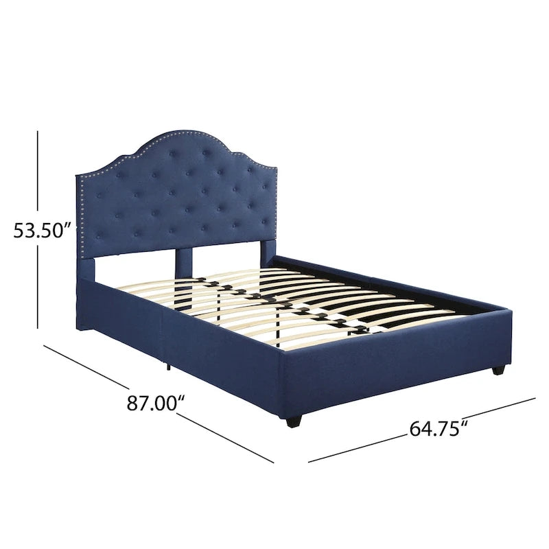 Cordeaux Queen-size Tufted Upholstered Bed