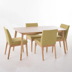 Fabrizio Mid-Century Modern 5-piece Dining Set