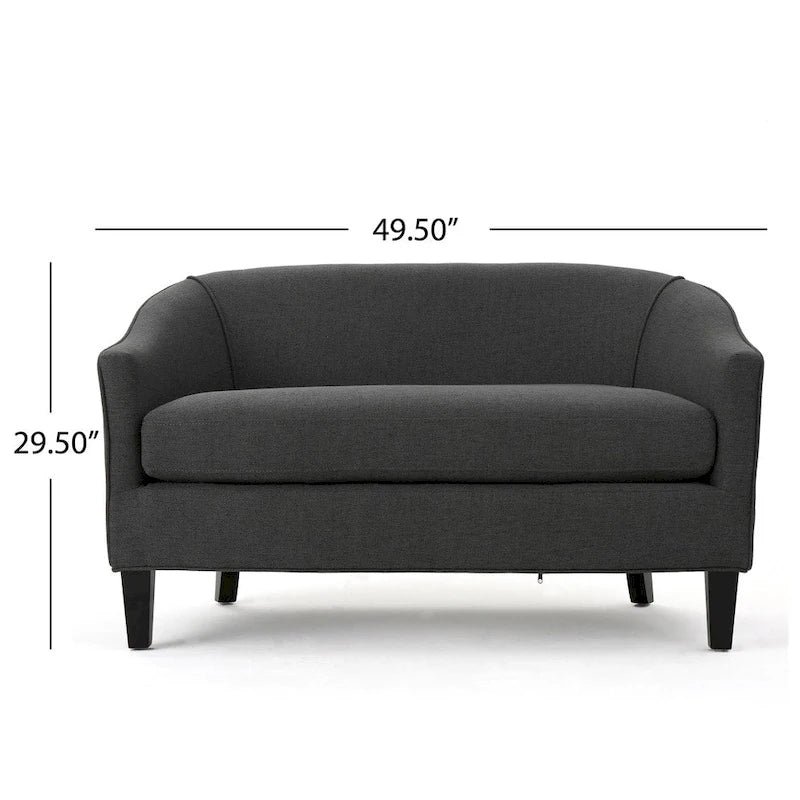 Justine Fabric Loveseat
