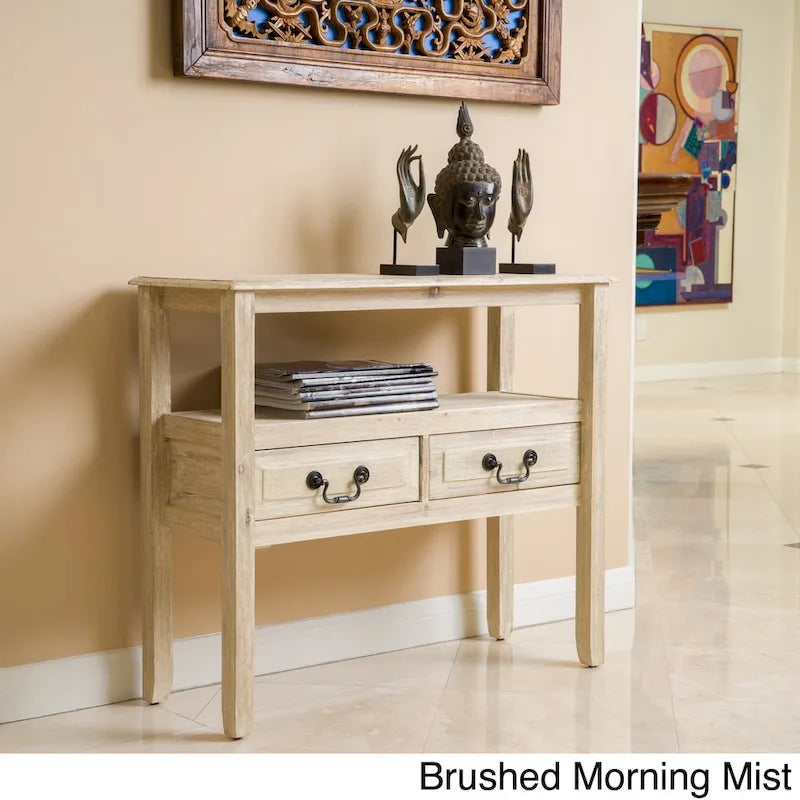 Grant Acacia Wood Accent Table