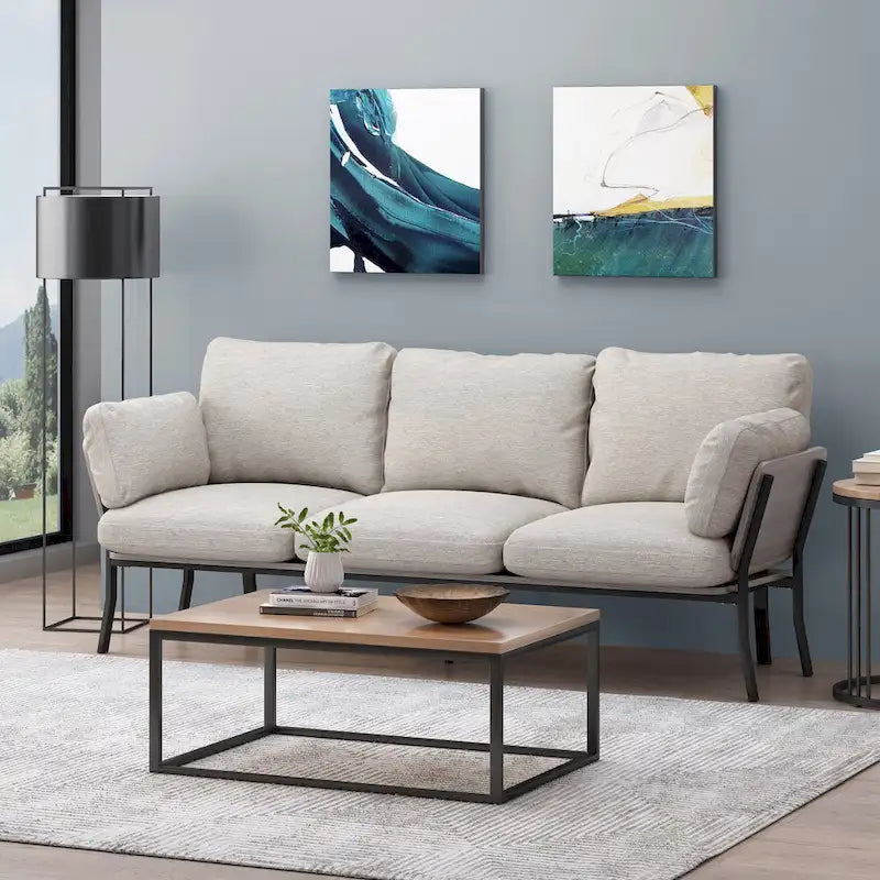 Carvel Mid-century Modern 3-seater Sofa