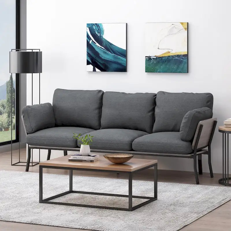 Carvel Mid-century Modern 3-seater Sofa