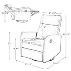 Alex Classic Manual Swivel Recliner With Sustainable Products