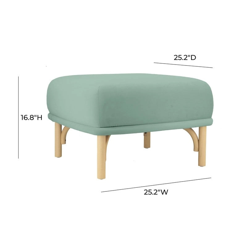 Desiree Velvet Ottoman