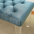Bral Contemporary Fabric Tufted Accent Bench