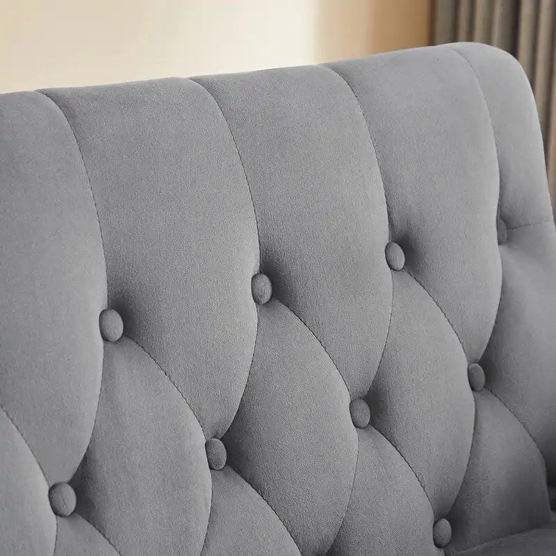 Adjustable Sleeper Sofa with 2 Lumbar Pillows