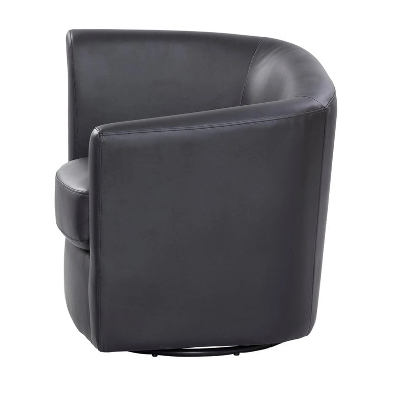 Grafton Soraya 360 Swivel Accent Chair Faux Leather