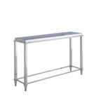 Somette Sofa Table with Glass Top
