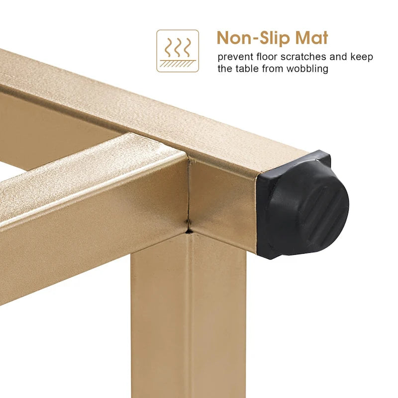 MCombo Narrow Console Table with Storage Shelf for Living Room, MDF Sage80 - 7'6 x 10'9