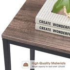 MCombo Narrow Console Table with Storage Shelf for Living Room, MDF Sage80 - 7'6 x 10'9