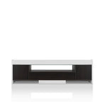 Contemporary White 70-inch Glass Multi-functional Storage TV Console