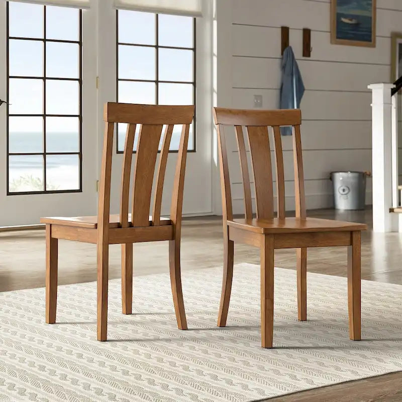 60-Inch Rectangular Oak Finish Dining Set by iNSPIRE Q Classic