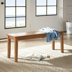 60-Inch Rectangular Oak Finish Dining Set by iNSPIRE Q Classic