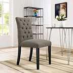 Quince Tufted Fabric Dining Chair