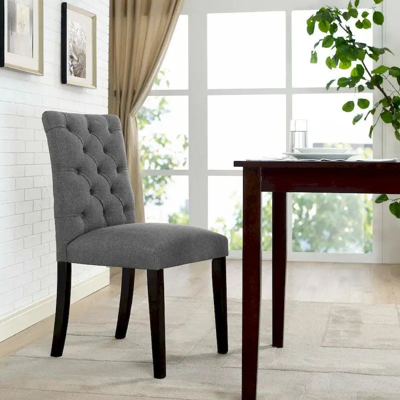 Quince Tufted Fabric Dining Chair
