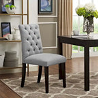 Quince Tufted Fabric Dining Chair