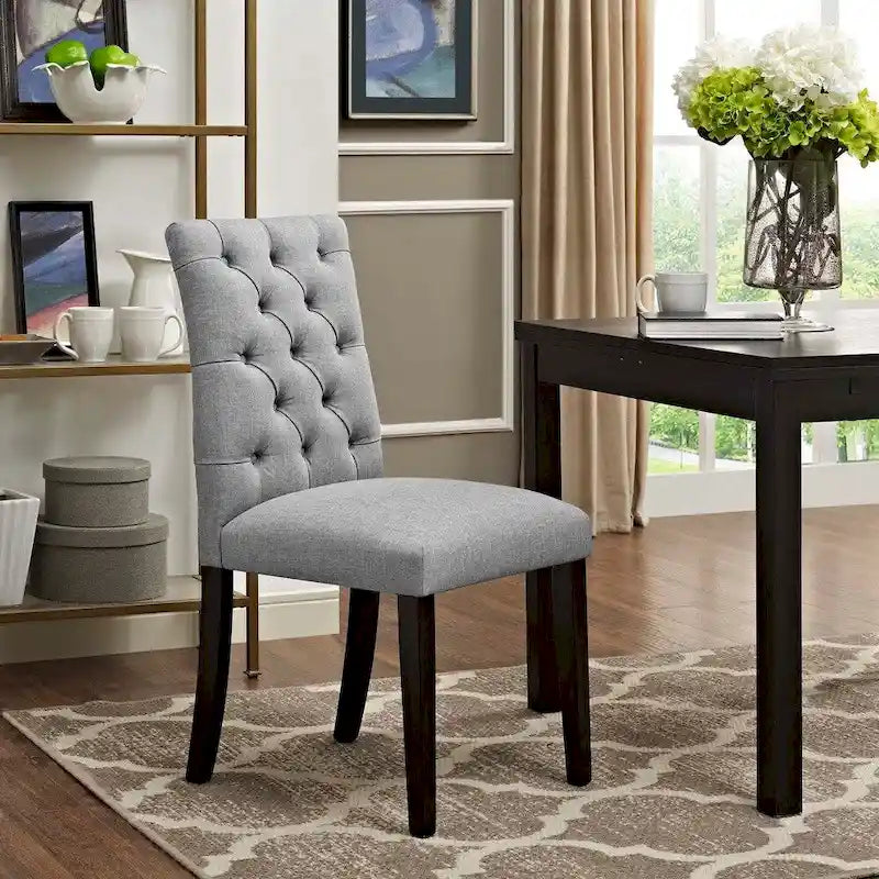 Quince Tufted Fabric Dining Chair