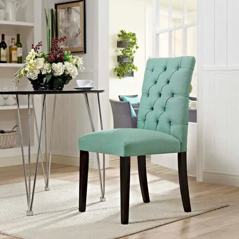 Quince Tufted Fabric Dining Chair