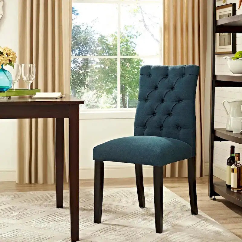 Quince Tufted Fabric Dining Chair