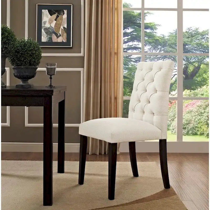 Quince Tufted Fabric Dining Chair