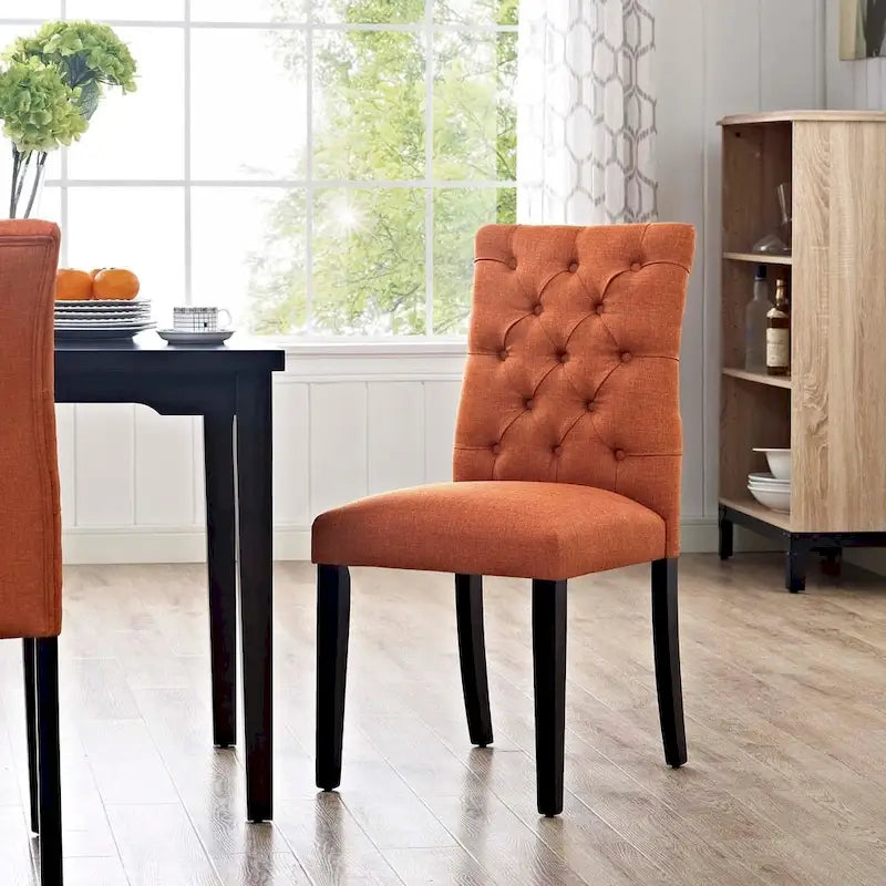Quince Tufted Fabric Dining Chair