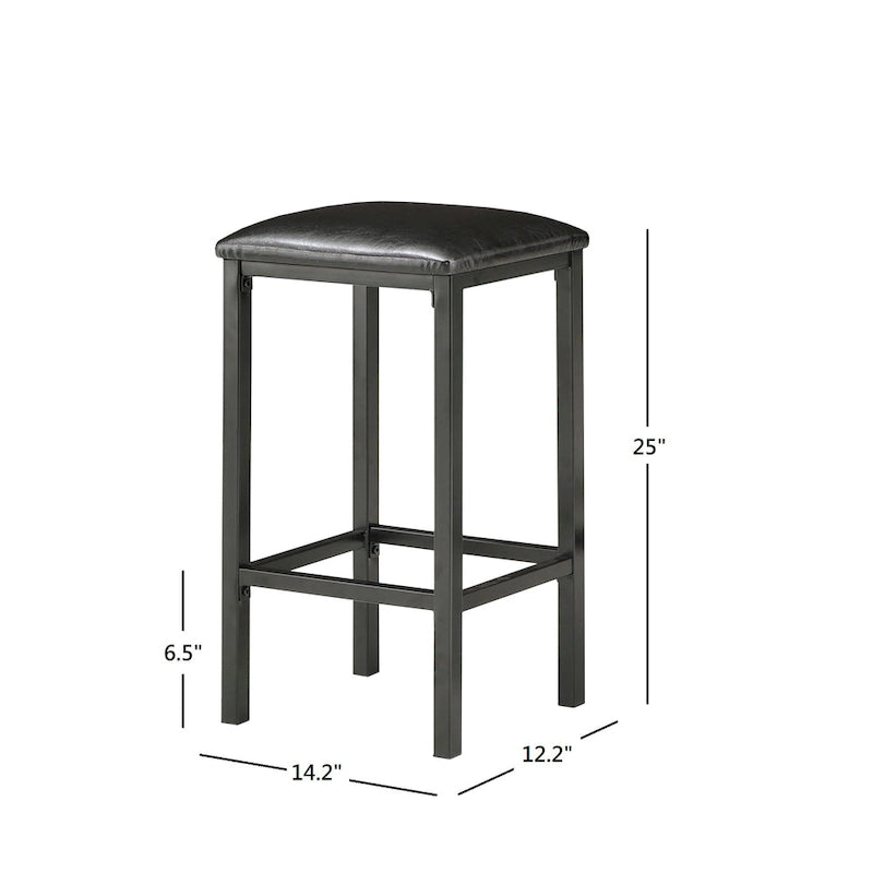 Ainsley Faux Marble Counter Height 3-piece Dining Set by iNSPIRE Q Modern