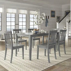 60-Inch Rectangular Antique Grey Dining Set by iNSPIRE Q Classic