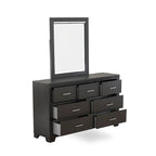East West Furniture Denali Queen Size Bedroom Set with Upholstered Headboard (Pieces Option)