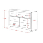 East West Furniture Denali Queen Size Bedroom Set with Upholstered Headboard (Pieces Option)