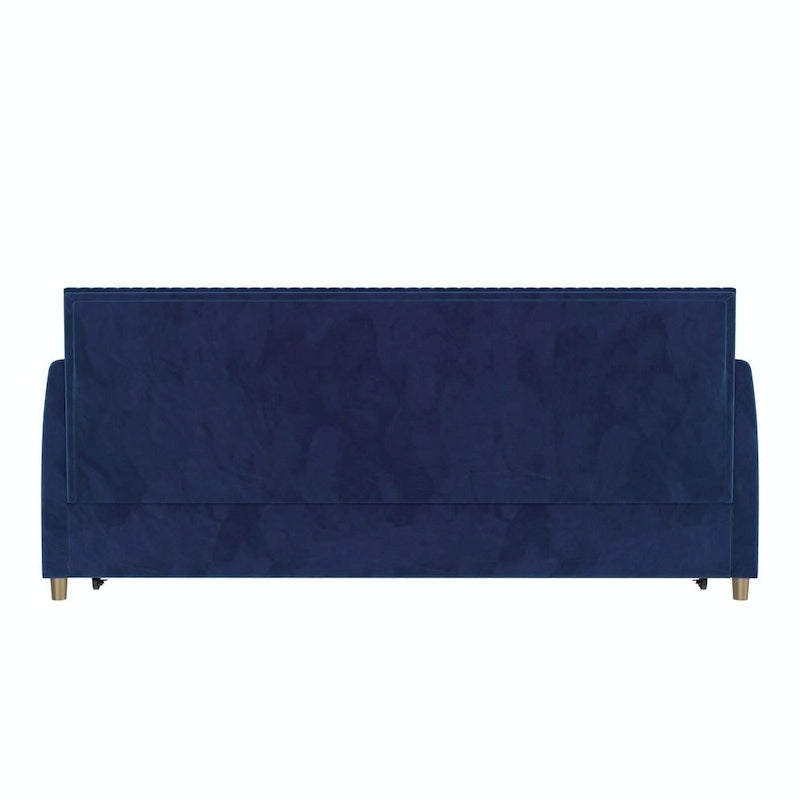Daphne Upholstered Twin Daybed with Roll Out Trundle