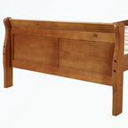 Wood Platform Bed with Headboard/Footboard/Wood Slat Support