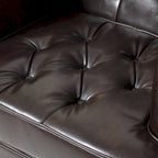 Malone Brown Leather Club Chair