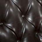 Malone Brown Leather Club Chair
