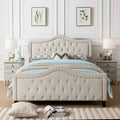 Virgil Queen-size Upholstered Tufted Bed