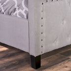 Virgil Queen-size Upholstered Tufted Bed