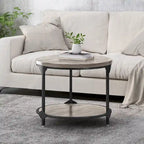 Cedarhurst Modern Industrial Round Coffee Table