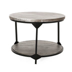Cedarhurst Modern Industrial Round Coffee Table