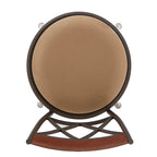 Verona Adjustable Bronze Finish X-Back Metal and Wood Trim 3pc Pack Stools by iNSPIRE Q Classic